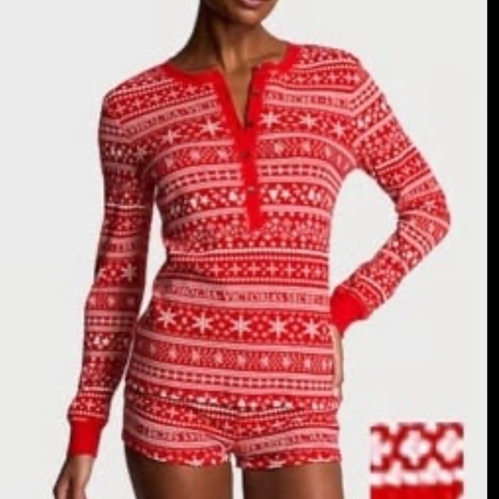 Victoria’s Secret Thermal Pajama Set + Socks